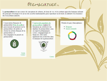 Tablet Screenshot of permaculture.fr