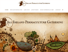Tablet Screenshot of permaculture.ie