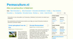 Desktop Screenshot of permaculture.nl