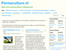 Tablet Screenshot of permaculture.nl