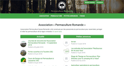 Desktop Screenshot of permaculture.ch